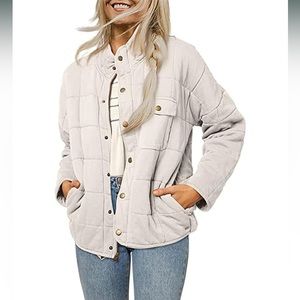 White Quilted Jacket